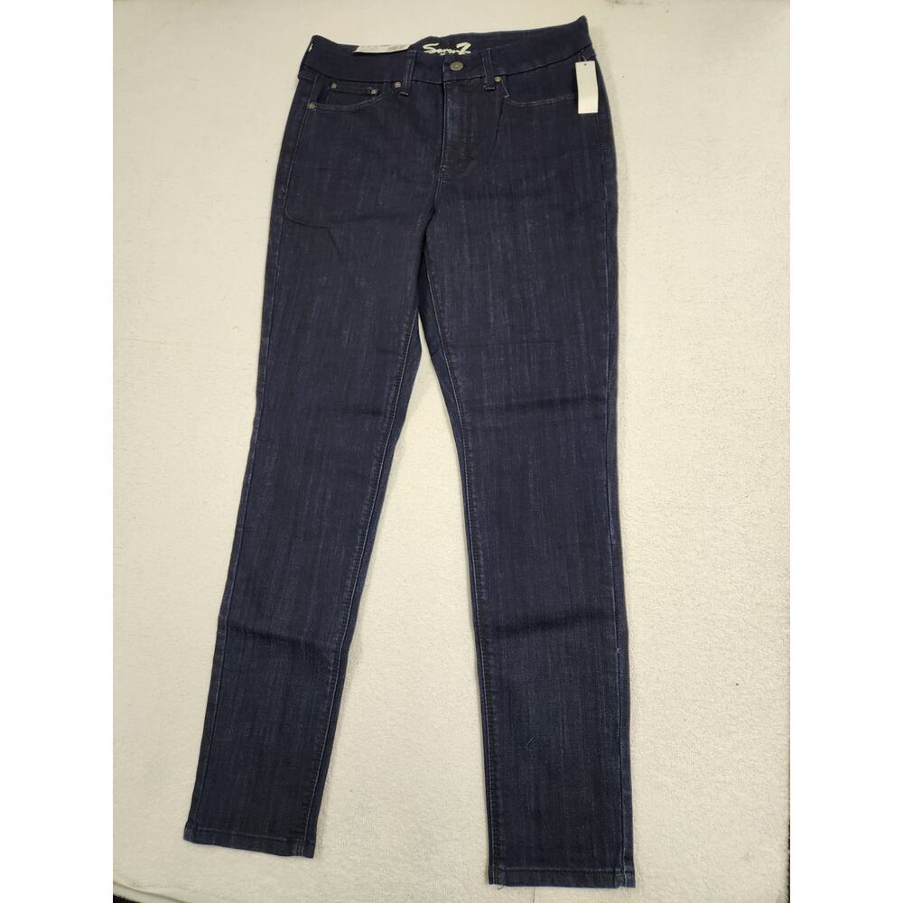 Seven7 Navy Skinny Jeans